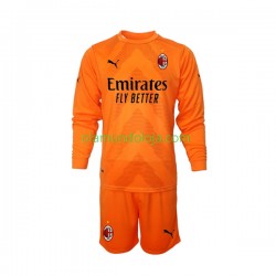 Camisola AC Milan Guarda-redes Criança Equipamento Terceiro 2022-2023 Manga Comprida
